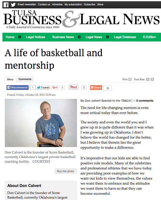Score Basketball | Tulsa Business & Legal News